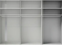 Musterring Schwebetürenschrank »Imola W« inkl. Einlegeböden und Kleiderstangen, mit Glastüren inkl. Zierspiegel