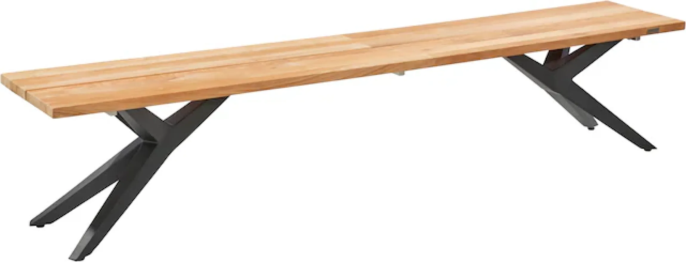 Musterring Sitzbank »Freilicht Bänke« 1 Stk. tlg. Massives Teak mit Baumkante, in drei Größen: 220, 240 und 280 cm