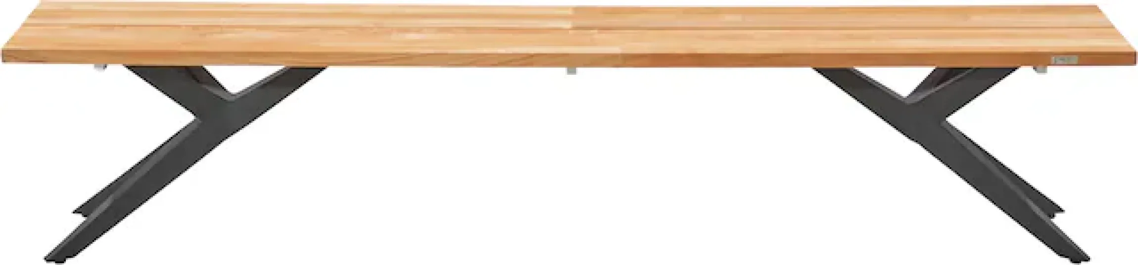 Musterring Sitzbank »Freilicht Bänke« 1 Stk. tlg. Massives Teak mit Baumkante, in drei Größen: 220, 240 und 280 cm
