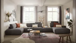 Musterring Wohnlandschaft »Lucia bequem und viel Platz, U-Form« Cord-Bezug, inklusive Kopfstütze, Gesamtbreite 504 cm