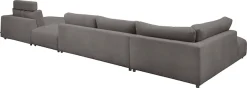 Musterring Wohnlandschaft »Lucia bequem und viel Platz, U-Form« Cord-Bezug, inklusive Kopfstütze, Gesamtbreite 504 cm