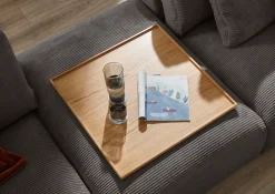 Musterring Wohnlandschaft »Lucia bequem und viel Platz, U-Form« Cord-Bezug, inklusive Kopfstütze, Gesamtbreite 504 cm