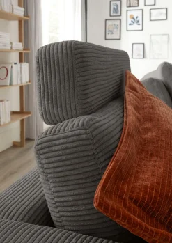 Musterring Wohnlandschaft »Lucia bequem und viel Platz, U-Form« Cord-Bezug, inklusive Kopfstütze, Gesamtbreite 504 cm