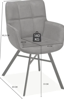 OMG Design Armlehnstuhl »Marcon« (Set) 1 Stk.Esszimmerstuhl, pflegeleichter Bezug