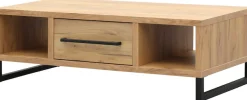 OMG Design Couchtisch »Ronda« 1 Stk. tlg. Oval mit Metallgestell