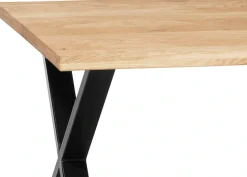 OMG Design Esstisch »Glasgow« 1 Stk. tlg. Eiche Massivholz geölt, mit Metall-Gestell
