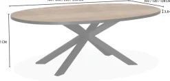 OMG Design Esstisch »Scarlet« moderne Bootsform (oval), Breite 200 cm