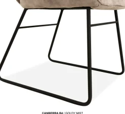 OMG Design Esszimmerstuhl »Canberra« (Set) 1 Stk.Esszimmerstuhl, pflegeleichter Samtvelour Bezug