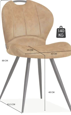 OMG Design Esszimmerstuhl »Miracle« (Set) 1 Stk.Esszimmerstuhl, pflegeleichter Bezug