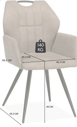 OMG Design Esszimmerstuhl »Puck« (Set) 1 Stk.Esszimmerstuhl, pflegeleichter Bezug