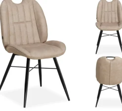 OMG Design Esszimmerstuhl »Shelton« (Set) 1 Stk.Esszimmerstuhl, pflegeleichter Bezug, mit Handgriff