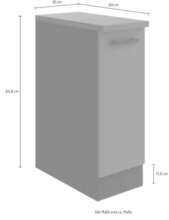 OPTIFIT Apothekerschrank »Bella« Breite/Höhe 30/84,8 cm, Anbau-und Unterbau möglich
