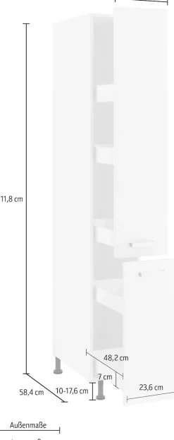 OPTIFIT Apothekerschrank »Parma« Breite 30 cm