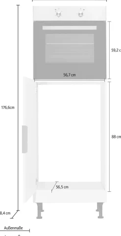 OPTIFIT Backofen/Kühlumbauschrank »Tara«