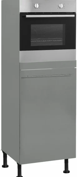 OPTIFIT Backofen/Kühlumbauschrank »Bern« 60 cm breit, 176 cm hoch, höhenverstellbare Stellfüße, mit Metallgriff