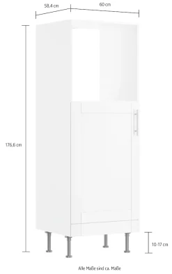 OPTIFIT Backofen/Kühlumbauschrank »Ahus« Breite 60 cm