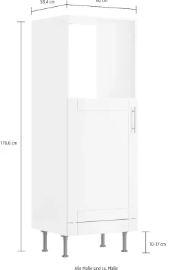 OPTIFIT Backofenumbauschrank »Ahus« Breite 60 cm
