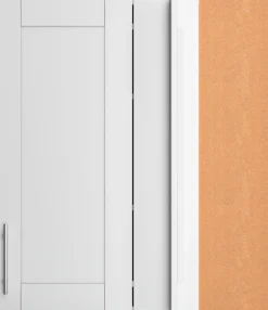 OPTIFIT Eckhängeschrank »Ahus« Breite 80 x 45 cm