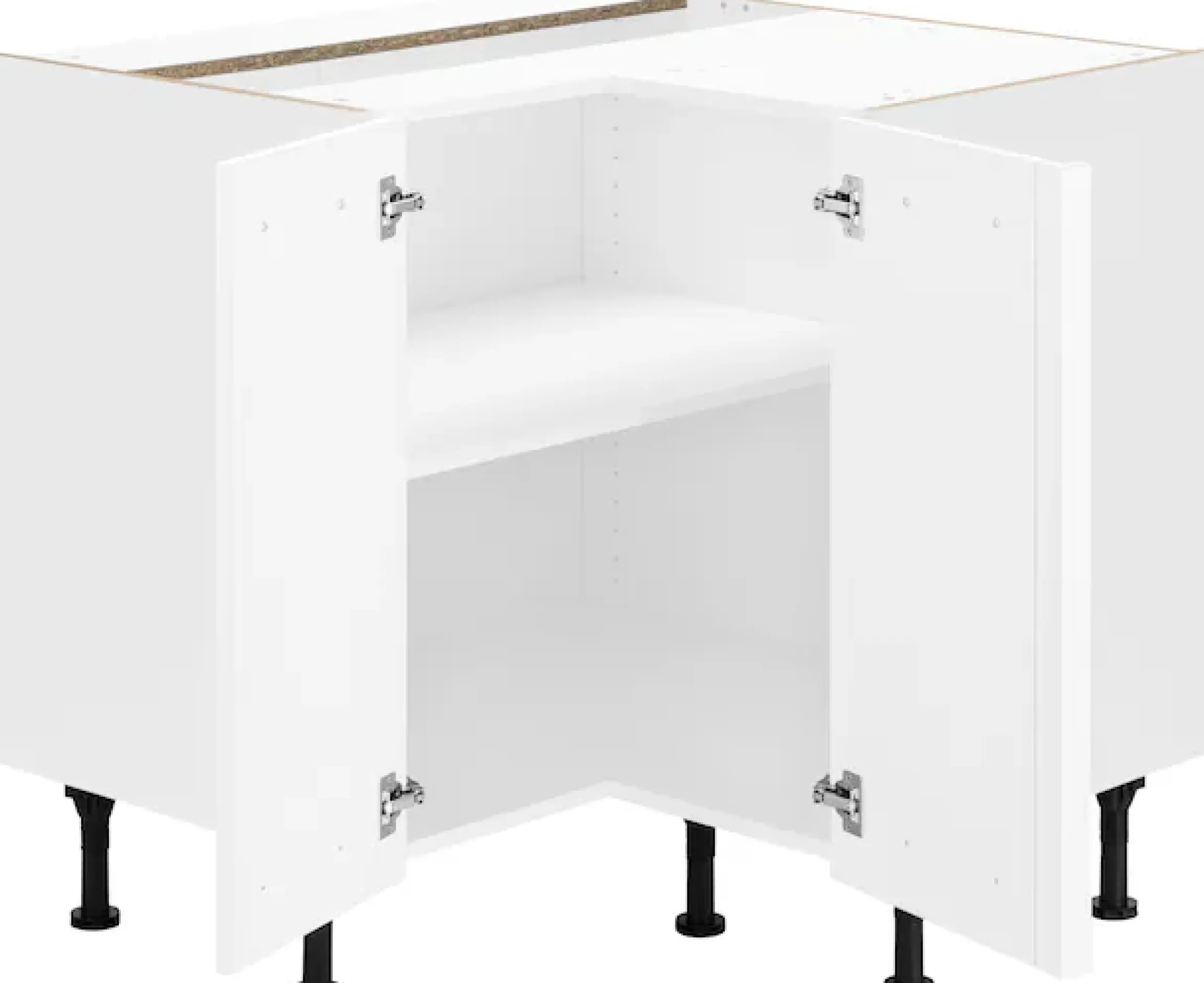 OPTIFIT Eckunterschrank »Parma« Breite 90 x 90 cm