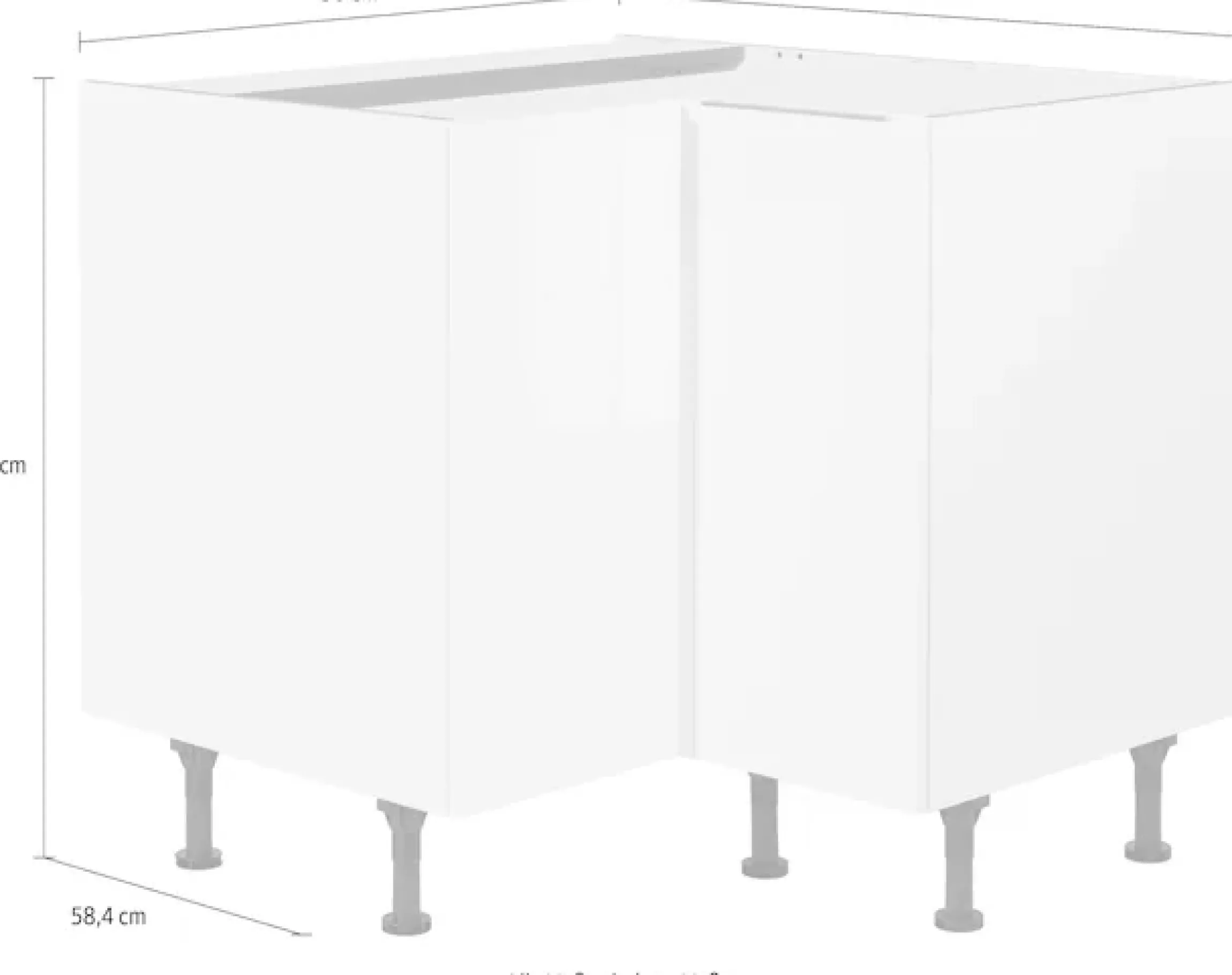 OPTIFIT Eckunterschrank »Tara«