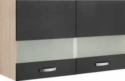OPTIFIT Glashängeschrank »Faro« , mit Metallgriffen, Breite 100 cm