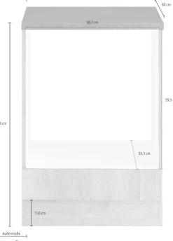 OPTIFIT Herdumbauschrank »Roth« Breite 60 cm