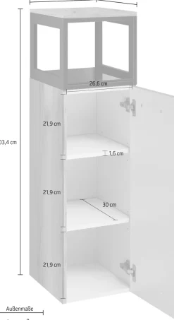 OPTIFIT Highboard »Yukon«