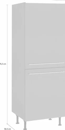 OPTIFIT Hochschrank »Bern« 60 cm breit, 176 cm hoch, mit höhenverstellbaren Stellfüßen