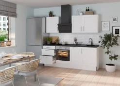 OPTIFIT Küche »Ahus« Breite 225 cm,wahlweise mit E-Geräten,MDF Fronten,Soft Close Funktion