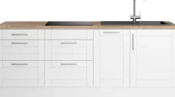 OPTIFIT Küche »Ahus« Breite 225 cm, wahlw. Mit E-Geräten, Soft Close Funktion, MDF Fronten