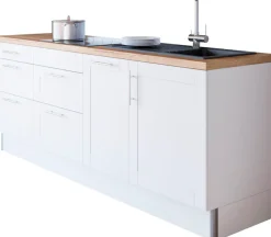 OPTIFIT Küche »Ahus« Breite 225 cm, wahlw. Mit E-Geräten, Soft Close Funktion, MDF Fronten