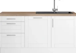 OPTIFIT Küche »Ahus« 180 cm breit, wahlw.mit E-Geräten, Soft Close Funktion, MDF Fronten