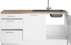 OPTIFIT Küche »Ahus« 180 cm breit, wahlw.mit E-Geräten, Soft Close Funktion, MDF Fronten