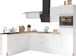 OPTIFIT Küche »Ahus« 200 x 270 cm breit, wahlweise mit E-Geräten, Soft Close Funktion