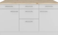 OPTIFIT Kücheninsel »Optifit« Breite 150 cm, 2 Türen, 3 Schubkästen, 2 Auszüge