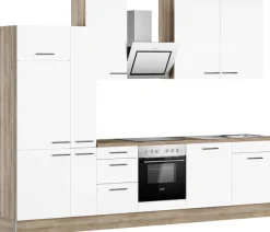 OPTIFIT Küchenzeile »Fiona« Breite 320 cm, mit Hanseatic-E-Geräten,in Premium oder Basic