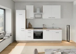 OPTIFIT Küchenzeile »Fiona« Breite 290 cm, mit Hanseatic-E-Geräten, in Premium oder Basic