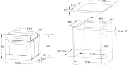 OPTIFIT Küchenzeile »Fiona« Breite 290 cm, mit Hanseatic-E-Geräten, in Premium oder Basic