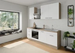 OPTIFIT Küchenzeile »Fiona« Breite 230 cm, mit Hanseatic-E-Geräten in Premium oder Basic