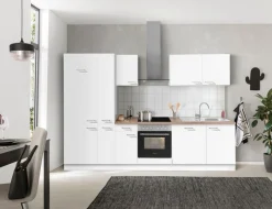 OPTIFIT Küchenzeile »Iver Breite 300 cm« mit Hanseatic E-Geräten, inkl. Kühlschrank