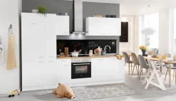 OPTIFIT Küchenzeile »Iver Breite 300 cm« mit Hanseatic E-Geräten, inkl. Kühlschrank