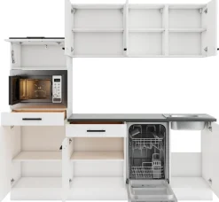 OPTIFIT Küchenzeile »Palma« Breite 210 cm, wahlweise mit E-Geräten, seitenverkehrt stellbar
