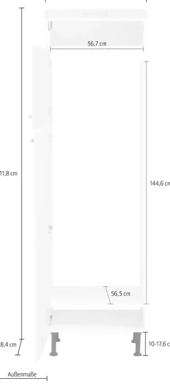 OPTIFIT Kühlumbauschrank »Parma« Breite 60 cm