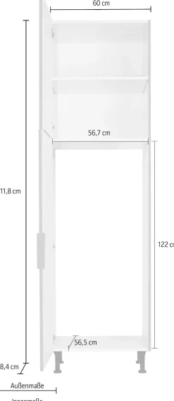 OPTIFIT Kühlumbauschrank »Tara«