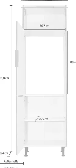 OPTIFIT Kühlumbauschrank »Tara«