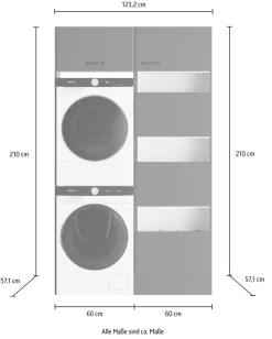 OPTIFIT Mehrzweckschrank-Set »OPTImulti« 2 Stk. tlg.