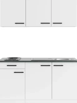 OPTIFIT Pantryküche »Palma« Breite 150 cm, wahlweise mit Unterbaukühlschrank oder Kochfeld