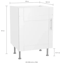OPTIFIT Spülenschrank »Ahus« Breite 60 cm
