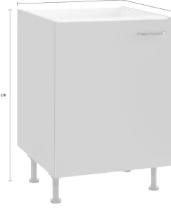 OPTIFIT Spülenschrank »Elga« mit Soft-Close-Funktion, höhenverstellbaren Füßen, Breite 60 cm