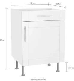 OPTIFIT Unterschrank »Ahus« Breite 60 cm
